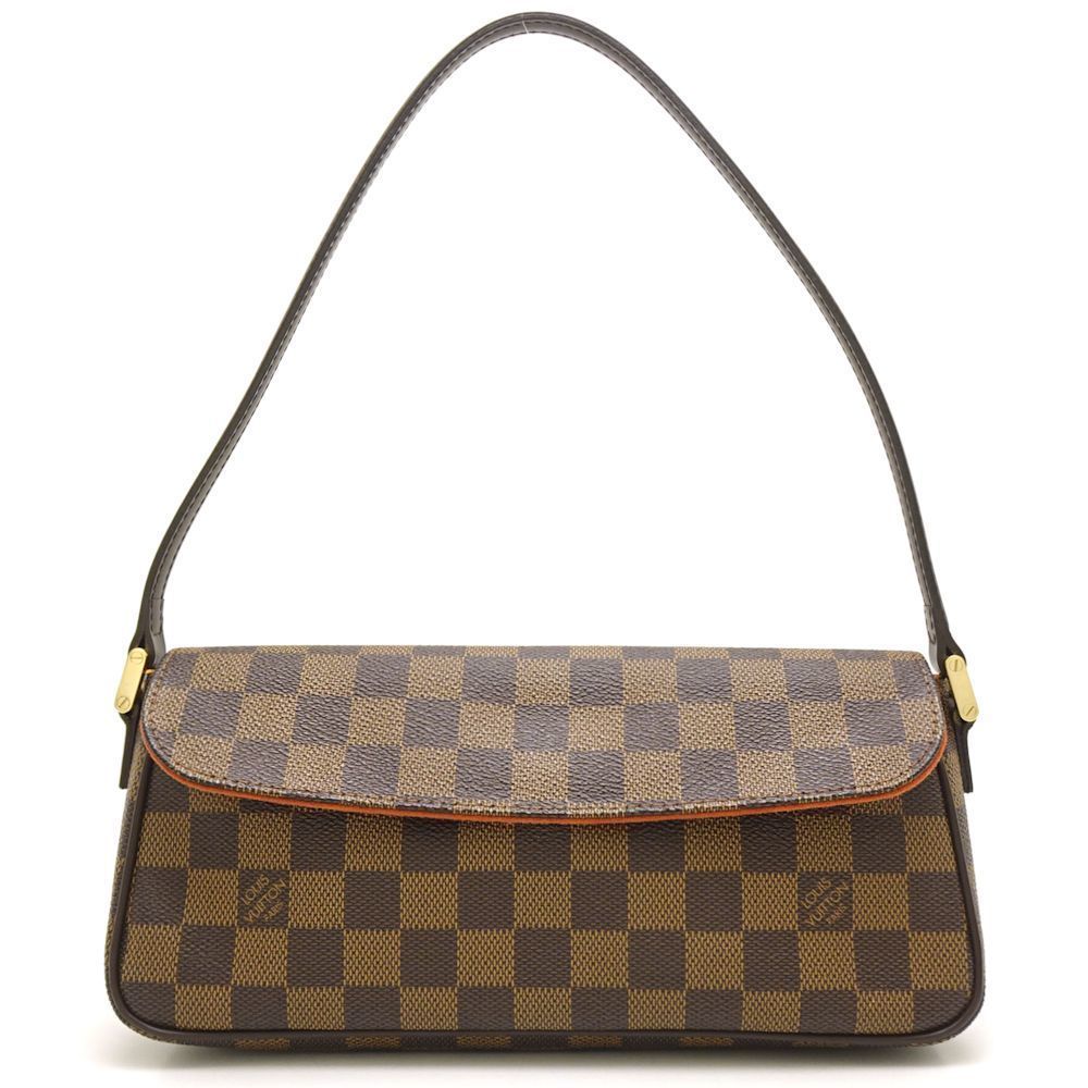 Louis Vuitton Damier Recolator Ebene Handbag Brown